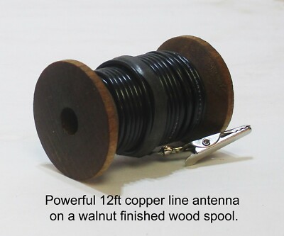 AM SW Radio Antenna Stranded Copper Line Hook Up Wire   For Antique Tube Radios