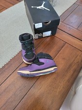 NIKE Air Jordan SC-1 Toddler Basketball Shoes Size 10 Purple Black
