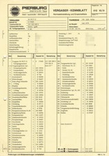 Datenblatt Einstelldaten Solex 30 PICT-3 Vergaser - VW Käfer 1200 - 111129025E