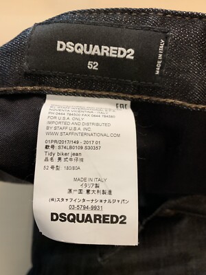 DSQUARED 2 Mens Jeans Distressed Slim Fit | eBay
