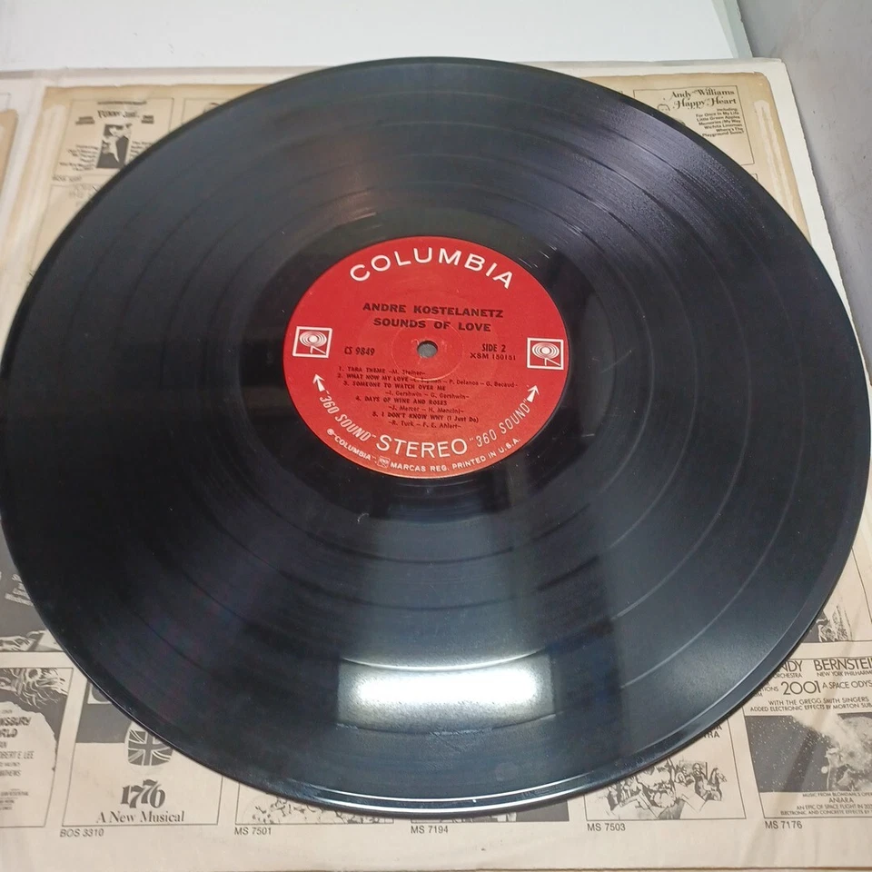 ANDRE KOSTELANETZ - 'Sounds Of Love' Disco LP Doble Vinilo. Australia Foto 3 de 4