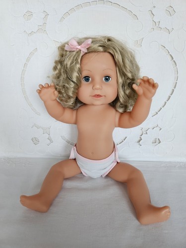 50th Anniversary Tiny Tears Doll 2015 with Original Dress ~ 15" Vinyl Baby Doll - Picture 11 of 17