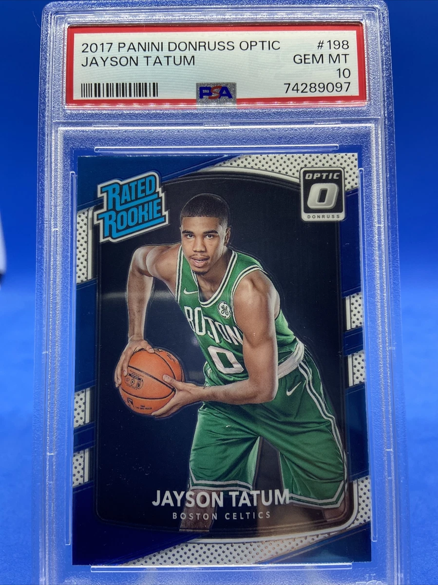 2016-17 Optic Jayson Tatum Rookie RC Chrome Boston Celtics PSA 10