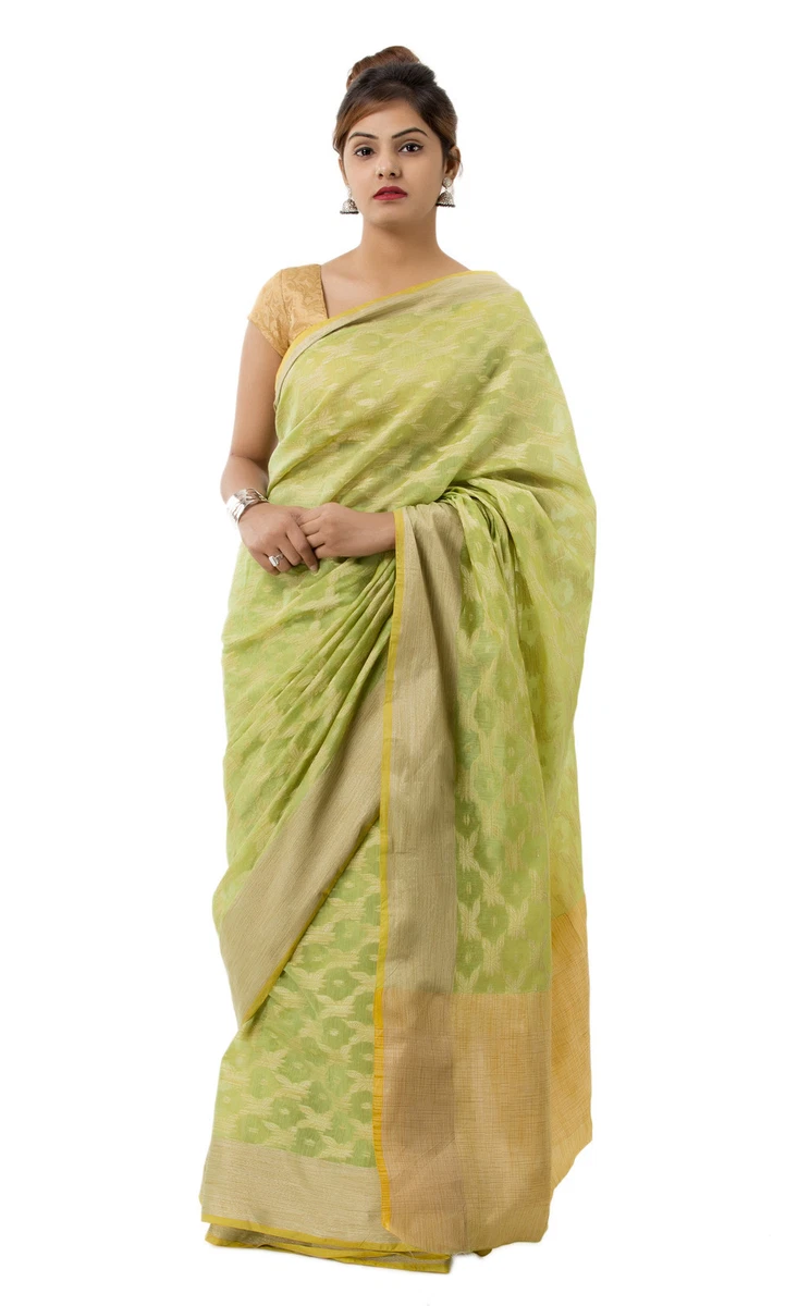 Green saree shop party wear