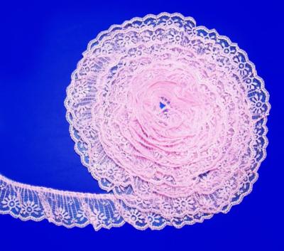 Bulk Lace~50 Yards Lavender 2 Inch Wide Ruffled Candlewick Lace Trim