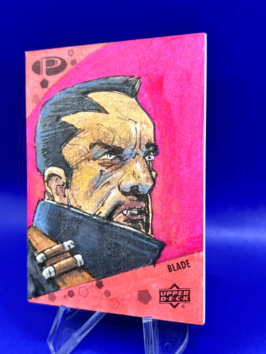 2021 Upper Deck Marvel Premier BLADE Sketch Card 1/1 James Dickson