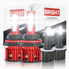 Led Headlight Fog Light Bulbs Kit 6000k For 1999-2003 Ford Mustang Gt Svt Cobra