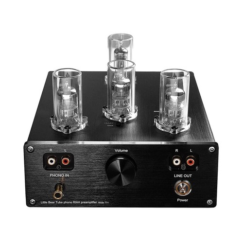 Pure Tube MM Phono Stage Amplifier Für Vinyl Plattenspieler Bluetooth Hi-Fi - 第 1/8 張圖片