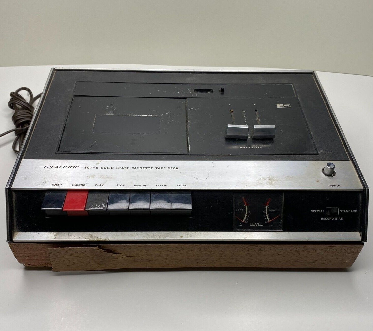 Vintage Realistic SCT5 Solid State Cassette Tape Deck eBay