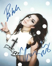 PHOTO SEXY LIVE SIGNÉE CHARLI XCX PRÉIMPRESSION COMMENT JE ME SENS MAINTENANT CRASH CD 22