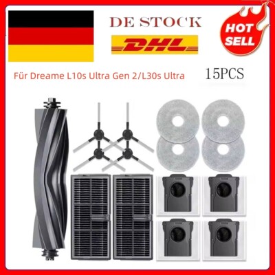 Ersatzteilset für Dreame L10s Ultra Gen 2/L30s Ultra Staubsauger Bürste Mop - DE