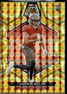 2024 Panini Mosaic Rookie Jalen McMillan #373 Reactive Yellow Mosaic Prizm (RC)