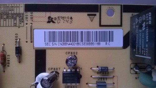 Fuente de alimentación/inversor de luz de fondo Samsung BN44-00166C (IP-321135A) para LE46F86BD - Imagen 2 de 3