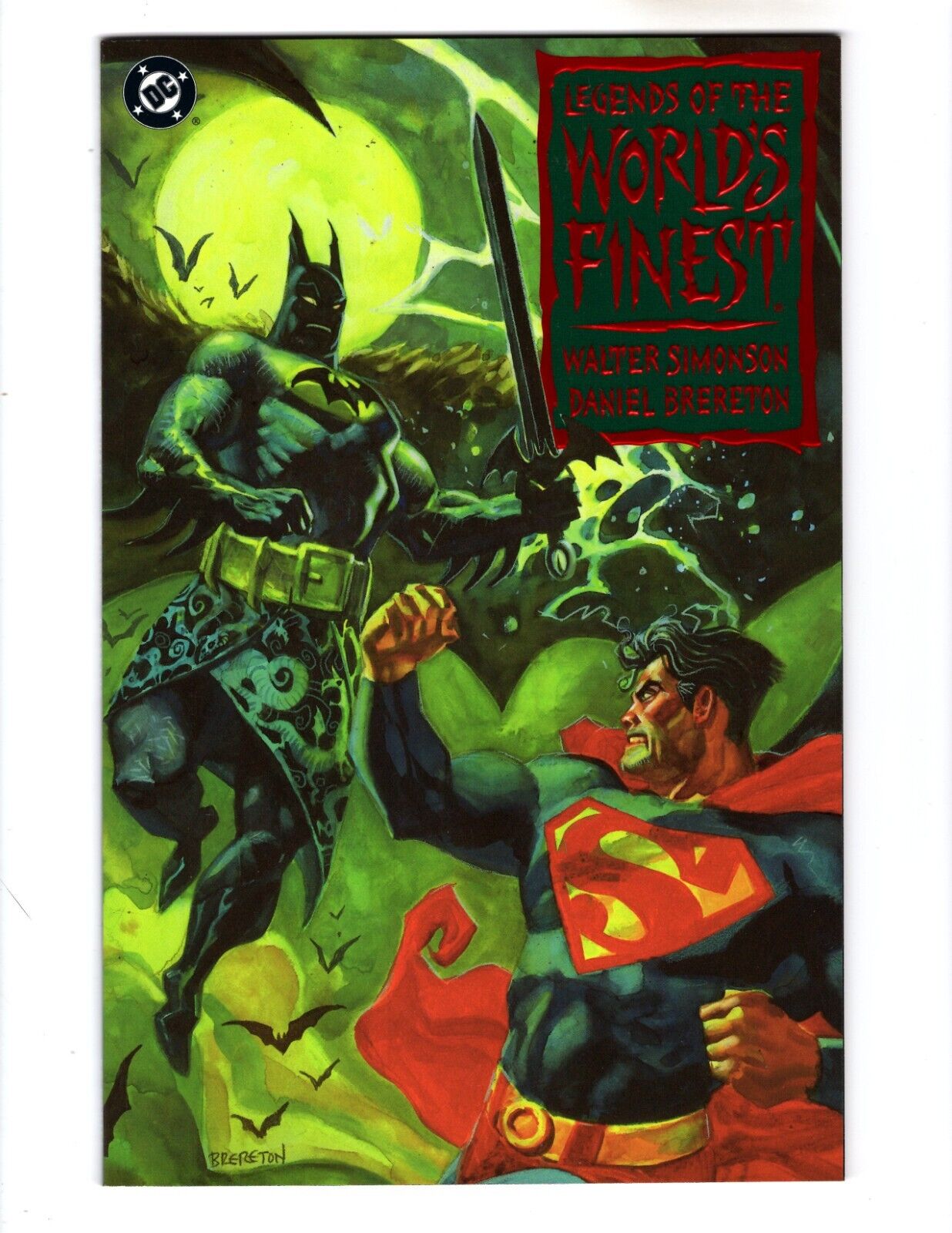LEGENDS OF THE WORLD'S FINEST #3 (VF) [1994 DC COMICS] PAINTED ART