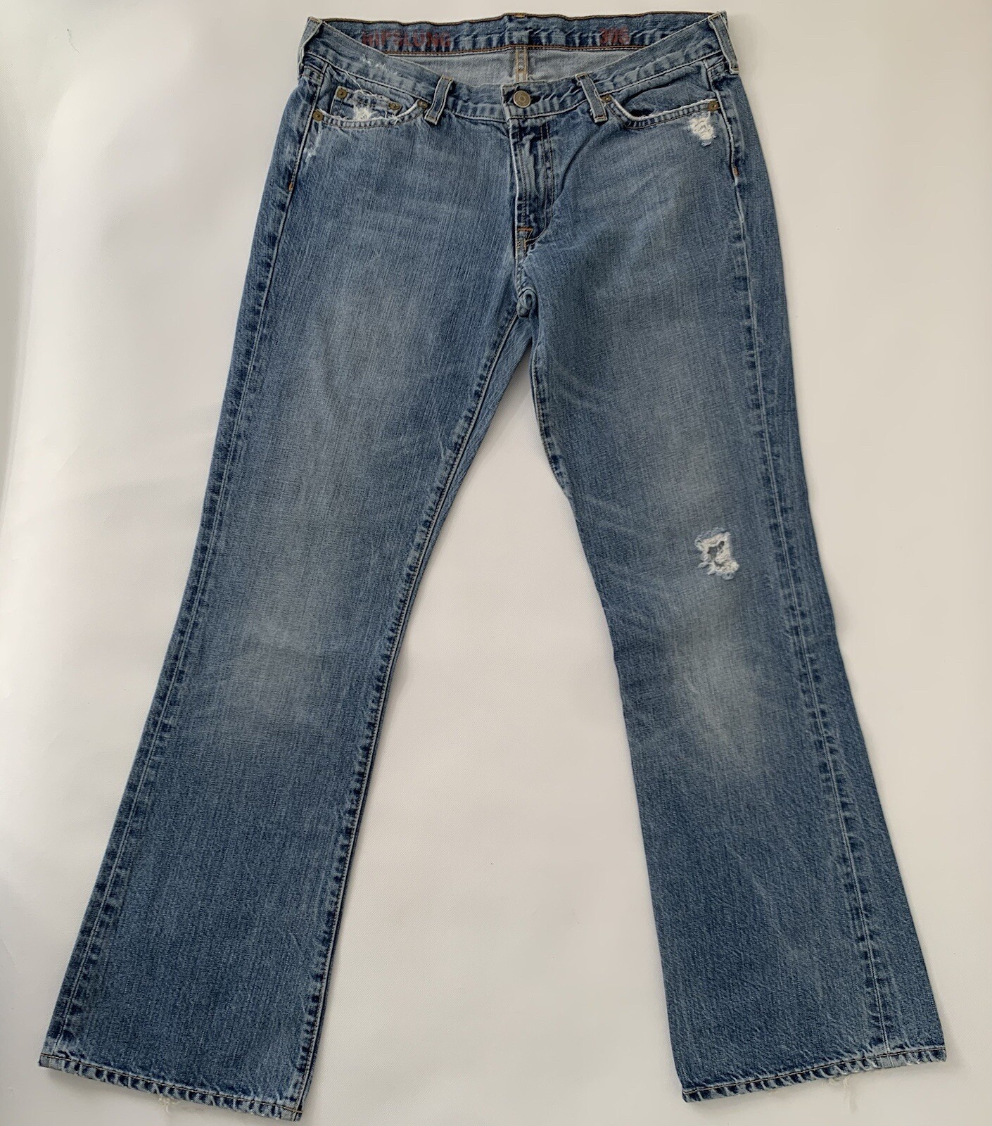 J Crew Jeans Women 30 Hipslung Low Rise Bootcut Antique Denim Y2K 90s Western