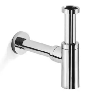  FREE SHIP WS Bath Collections Linea 53922 13-in Chrome Decorative P-Trap