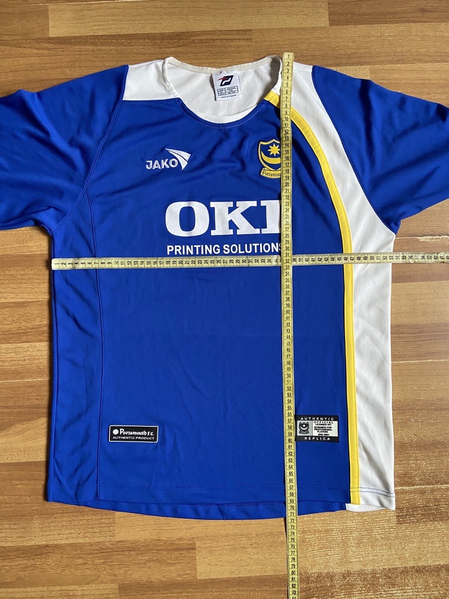 Maillot De Foot Portsmouth 2005/06 Away - Taille XL, Manches Longues, Numéro 32 (LuaLua), Occasion