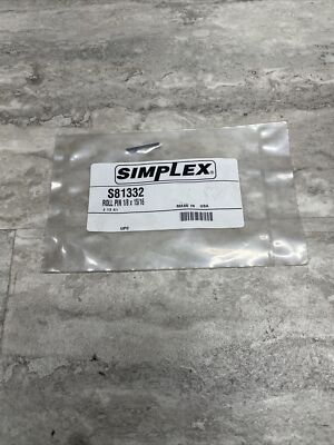 Simplex / Enerpac S81332 Roll Pin, 1/8 x15/16 , New