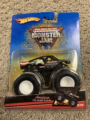 Hot Wheels Monster Jam American Guardian Vehicle Toy 9/70 New