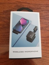 GOUPRAYEE 2 Pack Wireless Lavalier Microphone for iPhone iPad with Charging Case