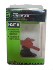 Greenlee Insulated Alligator Clips #TMA-3 (NIB)