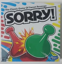 Hasbro Sorry! Classic Edition Game of Sweet Revenge! Board Game New Sealed