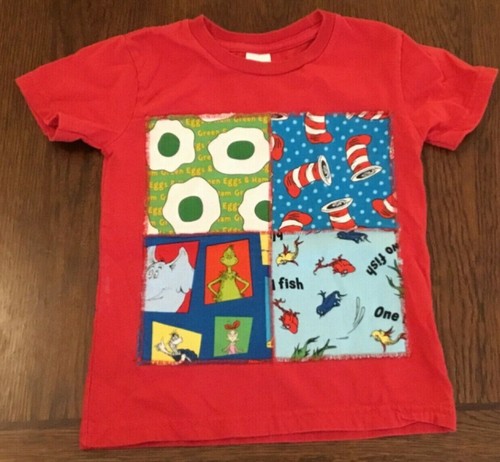 Dr. Seuss Red Toddler T-shirt 3T Double 