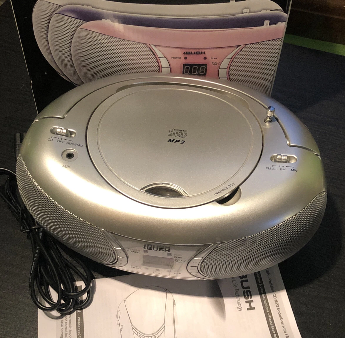 Bush bluetooth cd store boombox