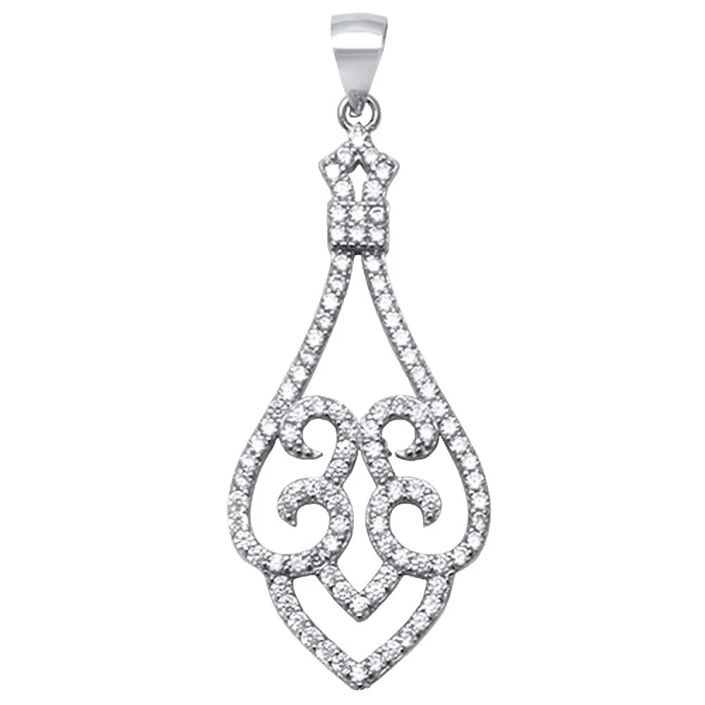 Модная бижутерия из родия Opal Feather