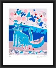 Francoise Gilot, Lithograph, Limited Edition, from Break of Day, Cat signed COA