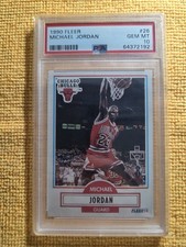 1990 Fleer Michael Jordan Basketball Card PSA 10 Gem Mint #26 Chicago Bulls NBA