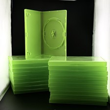 NEW 20 Pack Replacement Xbox 360 Game Case Clear Green Clear Sleeve Empty Box