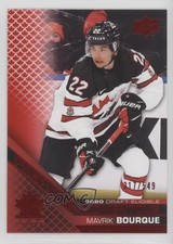 2022 Team Canada Juniors Prospectus Momentous Electric Red Mavrik Bourque 4j2