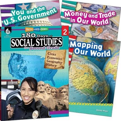Learn-at-Home: Social Studies Bundle Grade 2: 4-Book Set by Multiple Authors Pap