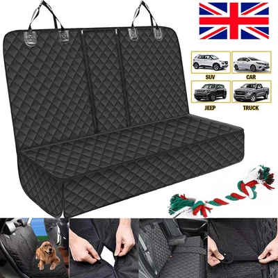 600D Car Rear Back Seat Cover Pet Dog Protector Mat Non-slip Waterproof Cushion
