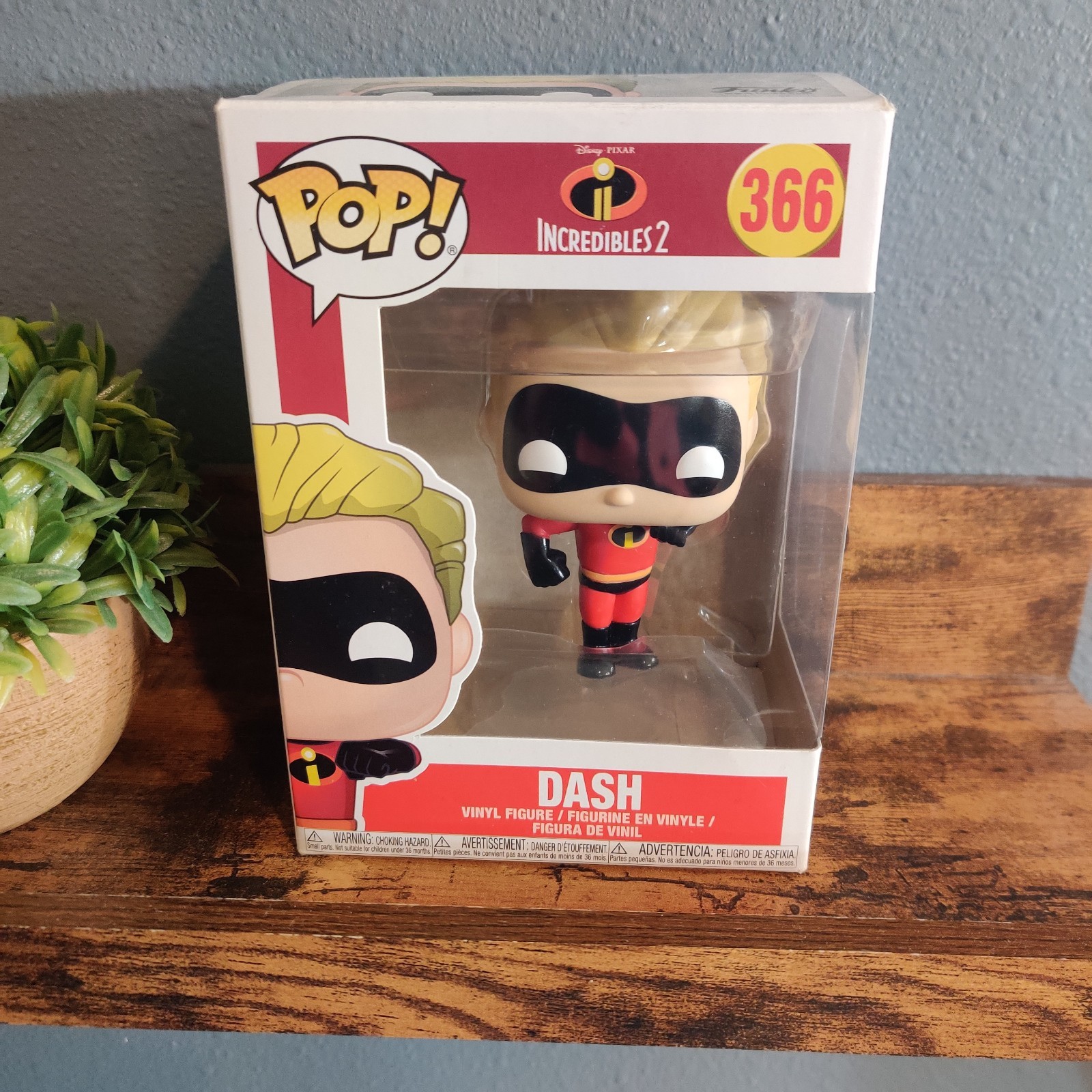 Funko Pop Dash 366 New In Box Disney Incredibles 2 Vinyl Toy