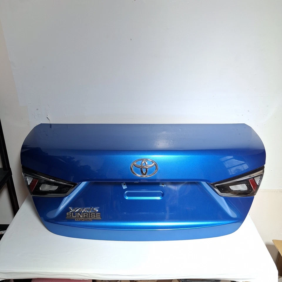 2016-2020 Toyota Yaris Scion iA Deck-Lid Trunk Assembly w/ Camera BLUE METALLIC  - Image 3 of 4