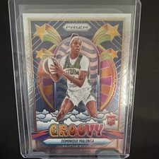 Panini 2025 Prizm WNBA Groovy Dominique Malonga Rookie Insert #8 Seattle Storm