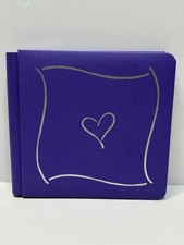 NEW Creative Memories purple Triumph 7 x 7 Album with 12 blank pages Alzheimers