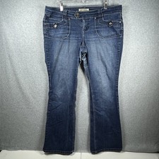 YMI Womens Jeans Size 16 Dark Wash Stretch Bo...