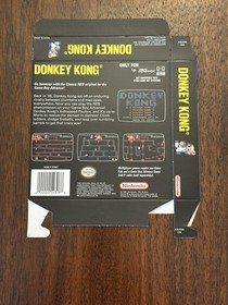Donkey Kong &ldquo;For Display Only&rdquo; Box Game Boy Advance Classic NES Series New