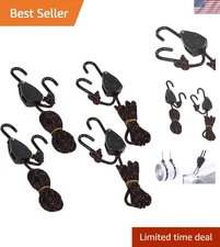 Multi-Purpose 8FT Rope Hangings for Boats and Cargo - 75 Pound Capacity