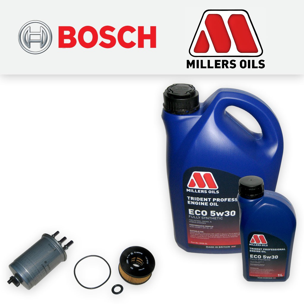 SERVICE KIT for FORD MONDEO MK3 2.2 TDCI OIL FUEL FILTER +6L FS OIL (2004-2007)
