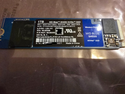 Western Digital Blue SN550 1TB Interne SSD