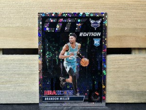 2023-24 NBA Hoops Premium Stock CITY EDITION DISCO PRIZM #12 BRANDON MILLER RC