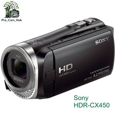 Sony HDR-CX450 Handycam HD Video Camcorder w/ 30x Optical Zoom Zeiss Lens 9.2MP
