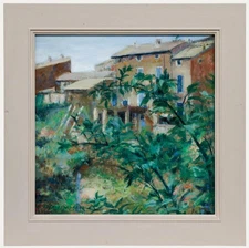 Pauline Plummer (b.1933) - Framed 20th Century Oil, View from the Bushes