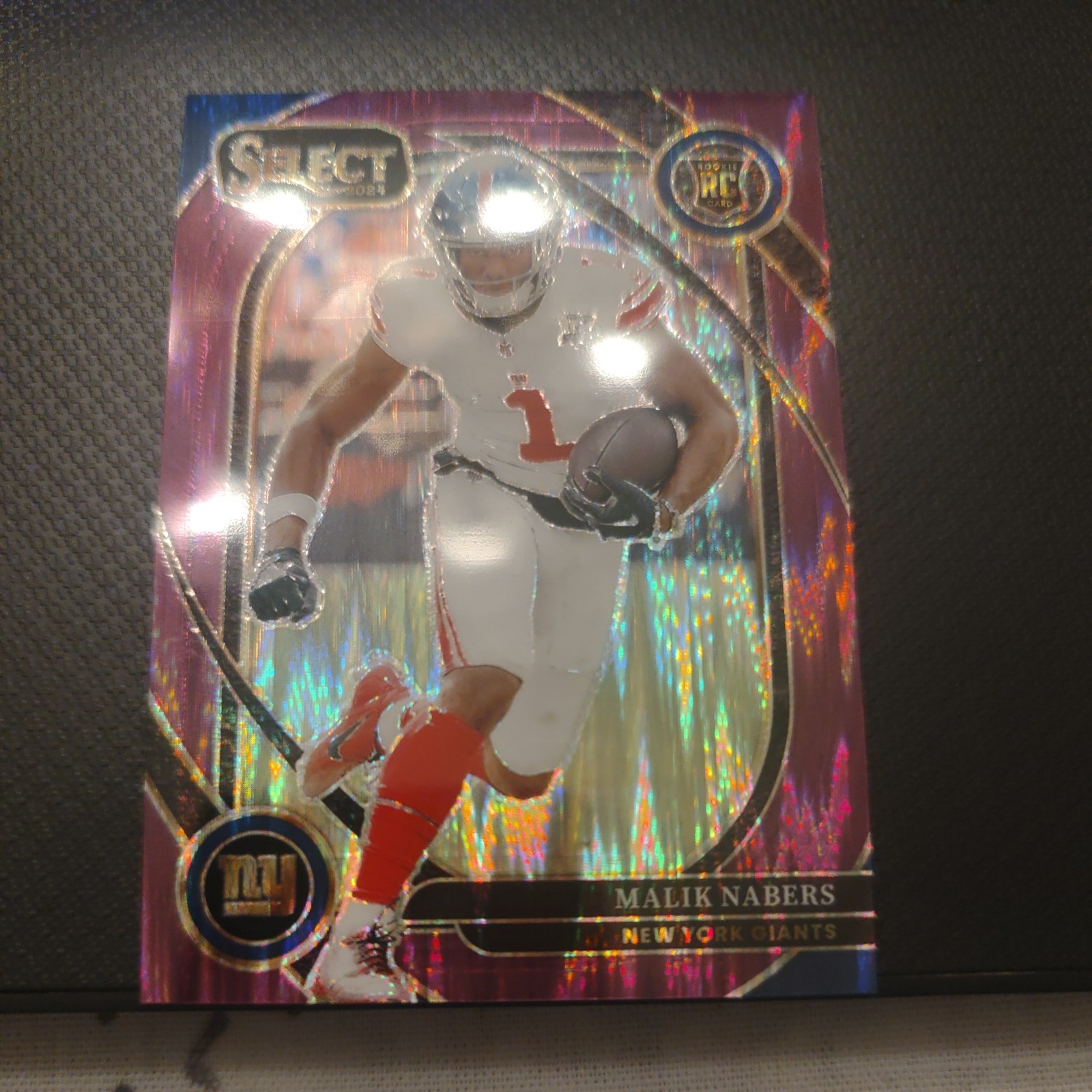 (#9) 2024 PANINI SELECT CLUB LEVEL MALIK NABERS RC PURPLE SHOCK PRIZM 162/360