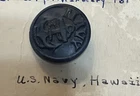 Vintage U.S. Military Button World War  2 Era? US Navy Hawaii