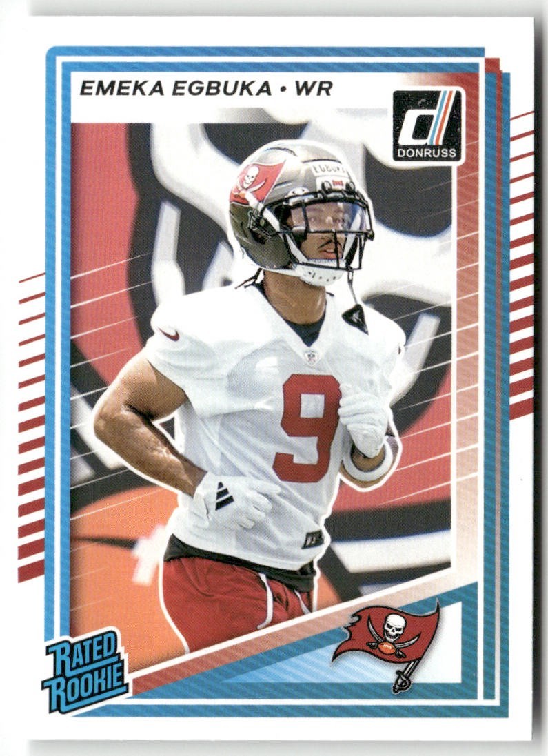 2025 Panini Donruss - Rated Rookie Emeka Egbuka #375